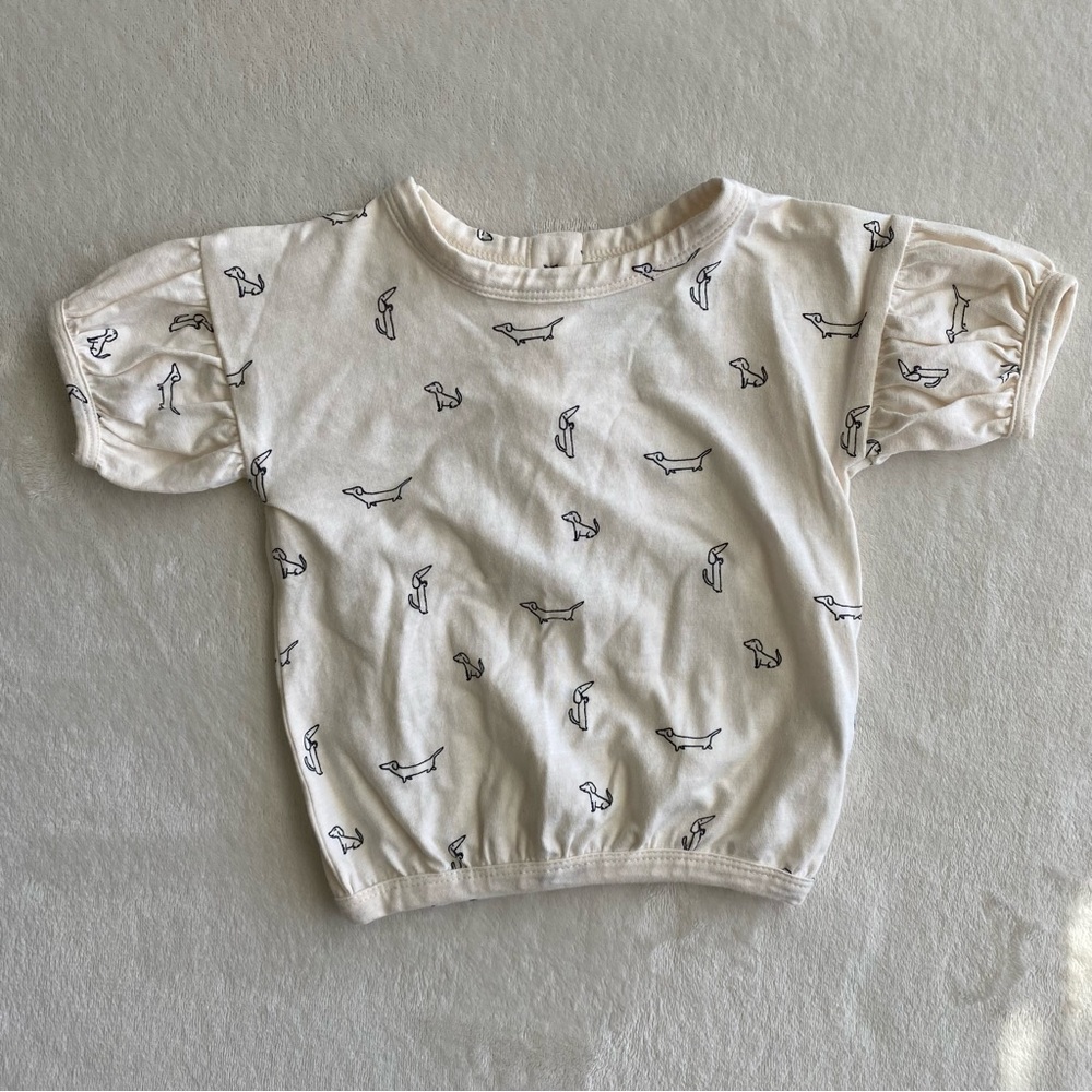 Kate Quinn puff sleeve shirt
